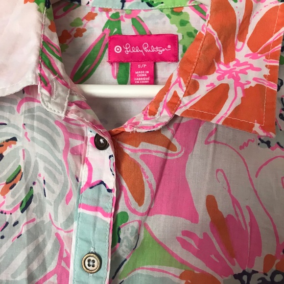 Lilly Pulitzer for Target “ Nosey Posey” blouse - Picture 3 of 5